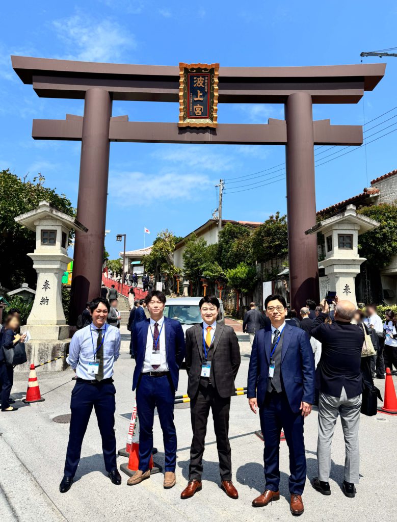 沖縄総鎮守 波上宮にて